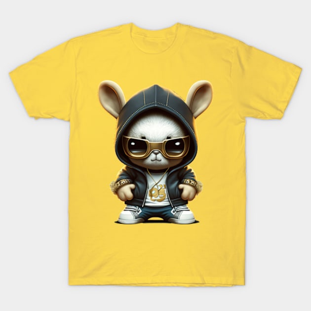 DJ Marusaurs the Bunny Rabbit T-Shirt by dmac